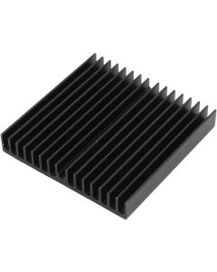 uxcell Black Aluminum Radiator Heat Sink Heatsink 60mm x 60mm x 10mm