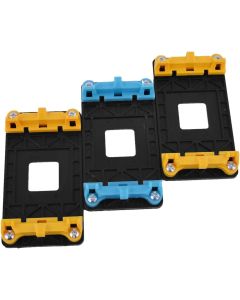 uxcell CPU Fan Mount Bracket Holder Base 3pcs Yellow Blue for AMD AM2 AM2+ AM3 AM3+ FM1
