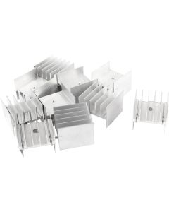 uxcell 10pcs Aluminum Heatsink Cooling Fin 30mm x 30mm x 25mm for IC MOSFET