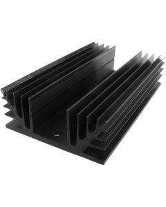 uxcell Black Aluminum Heat Sink Heatsink for Three Phase Solid State Relay
